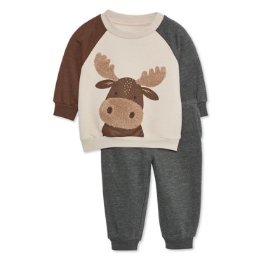 George Baby Boys' Two Piece Sweatshirt Set