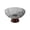 A, variant on Coffee Table Tray Plastic 10.24 in x 10.24 in x 5.12 in Gray Fruit Vegetable Snack Serving Plate with Detachable Drain Base