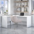 thumbnail image 4 of Echo L Shaped Desk in Pure White - Engineered Wood, 4 of 6
