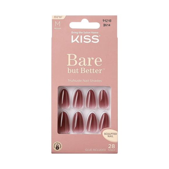 KISS Bare but Better - Fake Nails - Chemistry - Almond - Medium