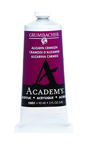 Alvin&Co GBC001B Acrylic Paint Crimson Thinned with Water 90ml