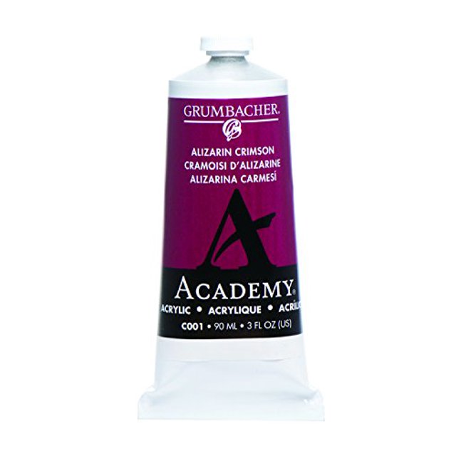 Alvin&Co GBC001B Acrylic Paint Crimson Thinned with Water 90ml