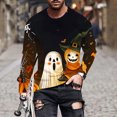 thumbnail image 2 of Pisexur Chandails en Molleton Oversize d'Halloween pour Hommes Chandails en Molleton Graphiques de Festival Amusants Manches Longues Chandail Décontracté Col Rond Grande Taille P-6TG, 2 of 5