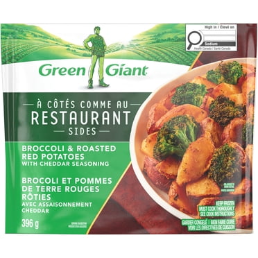 Green Giant Restaurant Sides Broccoli & Roasted Red Potatoes with Cheddar Seasoning, 396 g