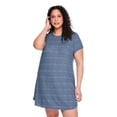 thumbnail image 1 of George Women's Plus Short-Sleeve Sleepshirt, 1 of 6