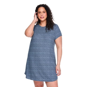 Chemise de nuit à manches courtes George Plus pour femmes