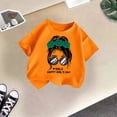 thumbnail image 5 of Hauts de Danse pour Enfants Filles T-Shirt Manches Longues Enfants Filles Mignon Graphique Imprimé Col Rond Manches Courtes Tee Été Décontracté T-Shirt Hauts, 5 of 5