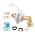 thumbnail image 1 of jinwen RV City Water Fill Inlet Adapter RV Water Hose Connector for Motorhomes White, 1 of 9