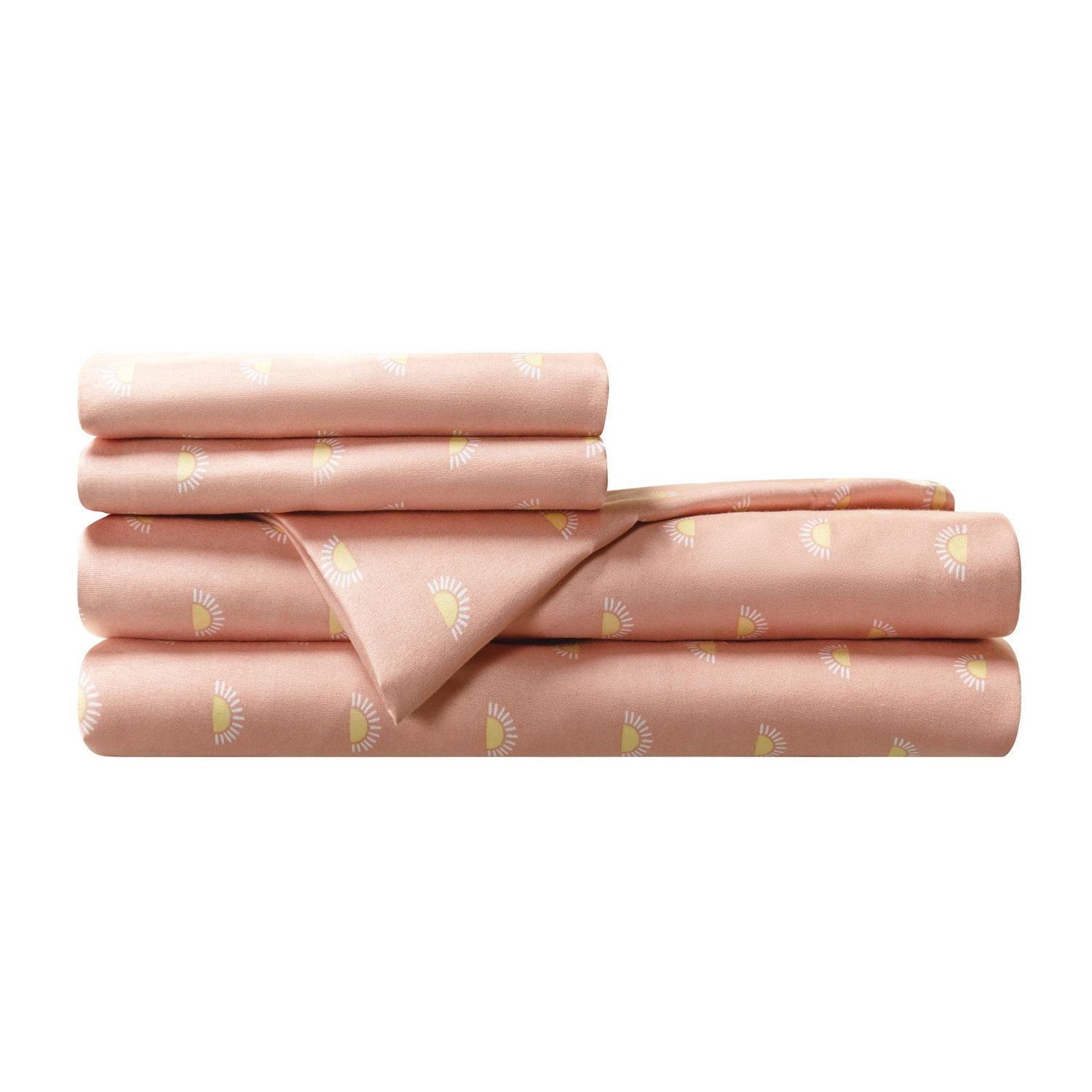 Mainstays Soft, Easy Care, Microfiber Sheet Set Sunset, Full – Back to School!