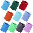 thumbnail image 1 of Bracelet de Sport Absorbant la Sueur, Soutien de Poignet Élastique Unisexe, Bracelet Absorbant la Sueur pour Enfants et Adultes, Rouge Violacé, 1 of 9