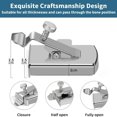thumbnail image 4 of SNNROO Magnetic Seam Guide for Sewing Machine  Magnetic Sewing guide with Clip  Multifunctional Ruler  Hemmer Guide  Seam Guide  Hem Guide for Walking Foot Sewing Machine  Sewing Supplies, 4 of 7