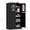 Black, variant on Giantex Bathroom Floor Storage Cabinet, Freestanding Linen Cabinet w/3 Adjustable Shelves, Grey