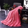 thumbnail image 3 of XZNGL Super Soft Throw Blankets Super Soft Warm Solid Warm Micro Plush Fleece Blanket Throw Rug Sofa Bedding, 3 of 4
