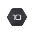 thumbnail image 4 of CAP Barbell, Black Neoprene Dumbbell, 10lb Single, 4 of 5