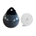 thumbnail image 2 of Almencla Boat Buoy Ball Multipurpose Round Anchor Buoy for Docking Marking Small Boat White Rope, 2 of 8