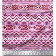 thumbnail image 1 of Soimoi Cotton Voile Fabric Aztec Geometric Print Fabric by Yard 42 Inch Wide, 1 of 3
