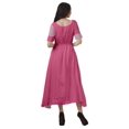 thumbnail image 4 of Moomaya Robe à Encolure Dégagée à Manches Courtes Imprimée avec Cordon à la Taille pour Femmes, 4 of 4