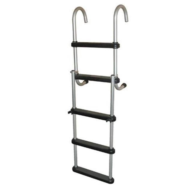 5 Step Anodized Aluminum Removable Pontoon Ladder
