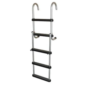 5 Step Anodized Aluminum Removable Pontoon Ladder