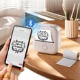 thumbnail image 3 of POINTERTECK Print Pod  Print Pods Mini Printer  Pocket Mini Printer  Mini Pocket Sticker Printer Inkless Sticker Printer for DIY Scrapbook  Fast Printing Portable Mini Thermal Printer (Fu, 3 of 8