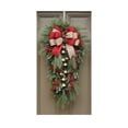 thumbnail image 2 of Christmas Door Cover for Front Door | Holiday Wall Hanging Decoration with Festive Pattern | Polyester Fabric Indoor Outdoor Decoration for Home Door Wall Tablecloth, 2 of 6