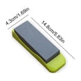 thumbnail image 3 of Fwttom Home Decor Household Sharpening Stone Kitchen Double Sided Sharpening Stone with Base Non-Slip Knife Sharpener Polishing Grinding Knife Sharpening Tool, 3 of 7