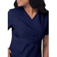 thumbnail image 3 of Sivvan Women's Scrub Set, Mock Wrap Top & Multi Pocket Cargo Pants, Available in 15 Colors, 3 of 6