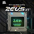 thumbnail image 4 of YESTON Yeston Zeus XT 360 Liquid Cooling Fan with Real-Time Temperature Display and 2.4-Inch Color Screen, Black Finish, Ideal for LGA1700/115X/AM4/AM5 Compatible Platforms, 4 of 6