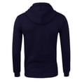 thumbnail image 5 of Sentmoon Men Hoodie Plus Size Drawstring Men's Sweatshirt Long Sleeve Color Block Loose with Pockets Breathable Fall Clothes Winter Active for Cozy Lounge at Home XXXL, 5 of 5