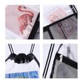 thumbnail image 4 of Clear Backpack,See Through Backpack,Drawstring Backpack Bag Beach Bag with Zipper Pocket,Clear Transparent Gym Backpack Bag for Swimming Gear Gym Storage Bag for Adult Kids, 4 of 6