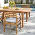 thumbnail image 3 of Gloucester Contemporary Patio Wood Dining Chair, 3 of 5