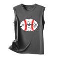 thumbnail image 4 of EQWLJWE Femmes Sans Manches Tops Summer Débardeur Tops for Women Mode Femmes Summer Col Rond Imprimé Décontracté Débardeur Chemisier, 4 of 4