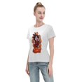 thumbnail image 4 of T-Shirt Basique à Manches Courtes pour Femmes Dragon Ball Little Goku, 4 of 6