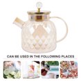 thumbnail image 2 of Glass Pitcher Water Pitcher Iced Tea Pitcher Household Water Glass Jug with Lid, 2 of 8