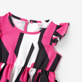 thumbnail image 3 of PatPat Family Matching Color Block Tee and Geometric Pattern Dress Sets, 3 of 6