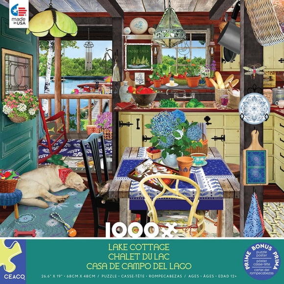 Casse-tête 1000 pièces Cottage du lac Ceaco