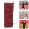 thumbnail image 1 of SOPOTUTU 2 Pcs Filet de Badminton Rouge Ensemble Portable et Pliable Filet pour Cour Arrière et Jeux Intérieurs, 1 of 6