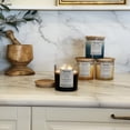 thumbnail image 4 of Better Homes & Gardens Scented 2-wick 12 oz. Parrafin Wax Ombre Jar Candle, Warm Leathered Amber, 4 of 7