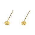 thumbnail image 4 of ZLight Ballpoint Pens Metal Wedding Ball Pen Guest Smooth Writing Tool Bank Counter Business Office Accessory Big Jewel/Gold 2Set, 4 of 6