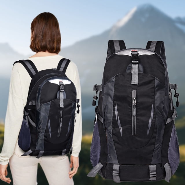 EGNMCR Multi High Capacity Functional Backpack Pack Double Shoulder Hip Belt Bag Compartment Computer Bag Water Resitive Travel Bag Pouch Hiking Climb Outdoor Backpack Polyester outdoor backpack