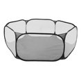 thumbnail image 2 of Small Animals Playpen, Foldable Hexagonal Wire Mesh Animals Playpen Play Yard Fence for Rabbit Hamster Rabbit Indoor Outdoor Small Pet Exercise Pen, 2 of 7