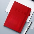 thumbnail image 3 of 2026 Daily Planner Notebook, Vertical Patterned , Strap Closure Security, Annual Calendar Pages, A5 Portable Size Schedule Management Tool, 3 of 6