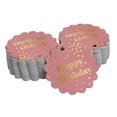 thumbnail image 1 of Inkdotpot Gold Foil Paper Hang Tags Happy Birthday Favor Tags 100 Pieces, 1 of 6