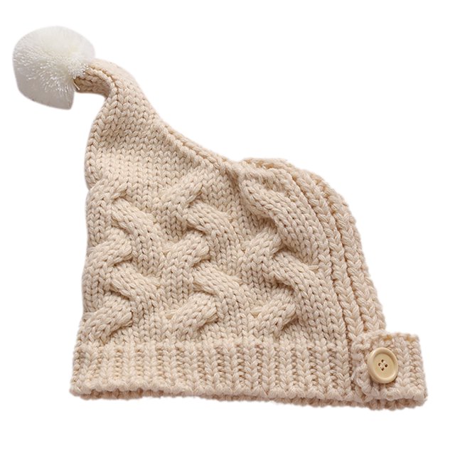 Coofit Bonnet Bébé Unisexe Respirant Adorable Bonnet Tricoté