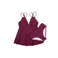 thumbnail image 3 of Charmo Tankini Rétro pour Femmes, Maillot de Bain Deux Pièces à Doubles Bretelles, 3 of 7