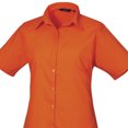 thumbnail image 2 of Premier Blouse en Popeline à Manches Courtes / Chemise de Travail Unie, 2 of 3