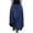 AA-Dark Blue, variant on QATAINLAV Women's Maxi Skirt Pleated Flowy Button High Waisted Skirts Casual Loose Plus Size Clothes with Pockets, Dark Blue, L, Spring Savings