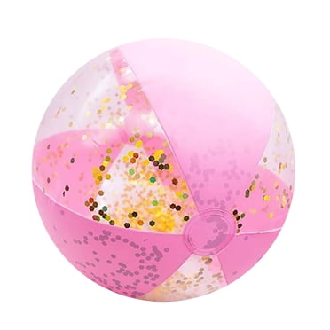 EGNMCR Pool Accessories, Sports & Outdoors Inflatable Sequin Transparent Beach Ball Pool Party Inflatable Toy Ball Beach ball