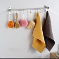 thumbnail image 3 of maskred Efficient And Organized Kitchen Rack Tools Easy To Install Rust-resistant Kitchen Utensils Rack Double pole+30cm+4 1Set, 3 of 6