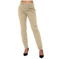 thumbnail image 1 of Dealovy Dress Pants Women Work Skinny Straight-Leg Trousers Solid Color Mid Rise Office Ankle Length Trousers, 1 of 5